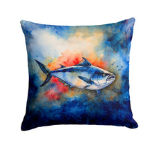 Load image into Gallery viewer, Bluefin Tuna Throw Pillow - 14x14 Decorative Pillow – Art for Your Home &amp; Patio