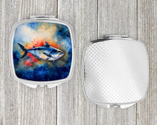 Load image into Gallery viewer, Bluefin Tuna Compact Mirror – Stylish Purse Mirror with Artistic Covers