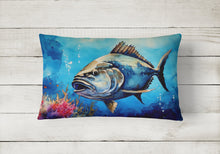 Load image into Gallery viewer, Bluefin Tuna Throw Pillow