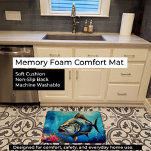Load image into Gallery viewer, Bluefin Tuna Memory Foam Kitchen Mat DAC2773RUG