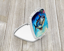 Load image into Gallery viewer, Bluefin Tuna Compact Mirror – Stylish Purse Mirror with Artistic Covers