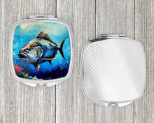 Load image into Gallery viewer, Bluefin Tuna Compact Mirror – Stylish Purse Mirror with Artistic Covers