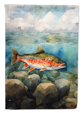 Load image into Gallery viewer, Brook Trout Garden Flag – Outdoor Decorative Yard Flag