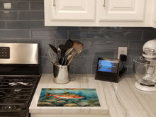 Load image into Gallery viewer, Brook Trout Glass Cutting Boards – Durable, Decorative Kitchen Art Large