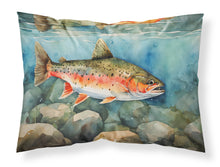 Load image into Gallery viewer, Brook Trout Standard Pillowcase – Artistic Decorative Front, White Back