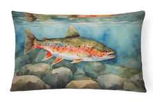 Load image into Gallery viewer, Brook Trout Throw Pillow