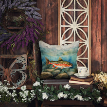 Load image into Gallery viewer, Brook Trout Throw Pillow
