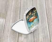 Load image into Gallery viewer, Brook Trout Compact Mirror – Stylish Purse Mirror with Artistic Covers