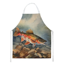 Load image into Gallery viewer, Brook Trout Apron – Artist-Designed Kitchen, BBQ &amp; Craft Apron