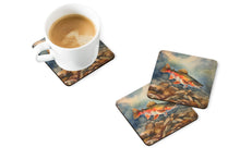 Load image into Gallery viewer, Brook Trout Coasters - Set of 4 Lightweight Foam, Absorbent Drink Coasters