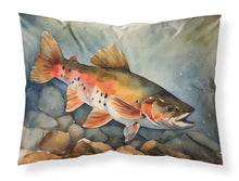 Load image into Gallery viewer, Brook Trout Standard Pillowcase – Artistic Decorative Front, White Back
