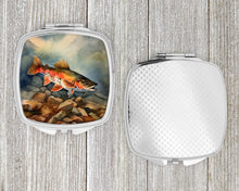 Load image into Gallery viewer, Brook Trout Compact Mirror – Stylish Purse Mirror with Artistic Covers