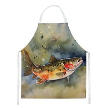 Load image into Gallery viewer, Brook Trout Apron – Artist-Designed Kitchen, BBQ &amp; Craft Apron