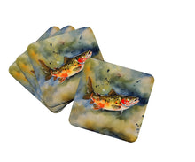 Load image into Gallery viewer, Brook Trout Coasters - Set of 4 Lightweight Foam, Absorbent Drink Coasters