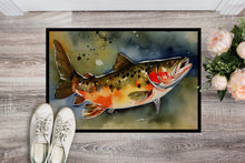 Load image into Gallery viewer, Brook Trout Doormat - Large 24x36 – Indoor/Outdoor Floor Mat with Artistic Flair