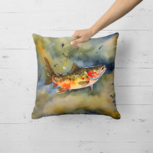 Load image into Gallery viewer, Brook Trout Throw Pillow