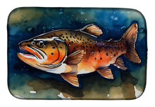 Load image into Gallery viewer, Brown Trout Dish Drying Mat