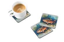Load image into Gallery viewer, Brown Trout Coasters - Set of 4 Lightweight Foam, Absorbent Drink Coasters