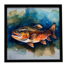 Load image into Gallery viewer, Brown Trout Framed Metal Print