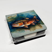 Load image into Gallery viewer, Brown Trout PU Leather Note Paper Holder