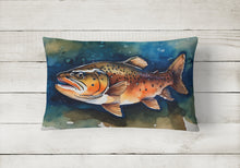 Load image into Gallery viewer, Brown Trout Throw Pillow