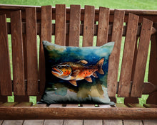 Load image into Gallery viewer, Brown Trout Throw Pillow - 14x14 Decorative Pillow – Art for Your Home &amp; Patio