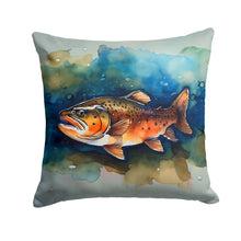 Load image into Gallery viewer, Brown Trout Throw Pillow