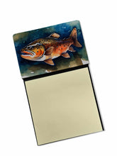 Load image into Gallery viewer, Brown Trout Sticky Note Holder- Refiilable Desk Accessory Note Pad