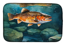 Load image into Gallery viewer, Brown Trout Dish Drying Mat
