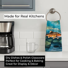 Load image into Gallery viewer, Brown Trout Kitchen Towel DAC2778KTWL