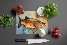 Load image into Gallery viewer, Brown Trout Glass Cutting Boards – Durable, Decorative Kitchen Art Large