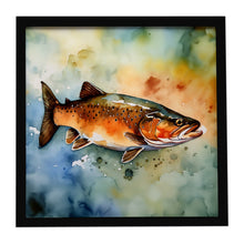 Load image into Gallery viewer, Brown Trout Framed Metal Print