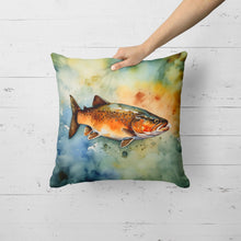 Load image into Gallery viewer, Brown Trout Throw Pillow