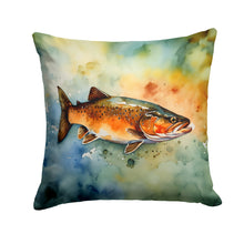 Load image into Gallery viewer, Brown Trout Throw Pillow