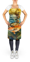Load image into Gallery viewer, Brown Trout Apron – Artist-Designed Kitchen, BBQ &amp; Craft Apron