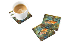 Load image into Gallery viewer, Brown Trout Coasters - Set of 4 Lightweight Foam, Absorbent Drink Coasters
