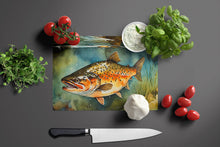 Load image into Gallery viewer, Brown Trout Glass Cutting Boards – Durable, Decorative Kitchen Art Large