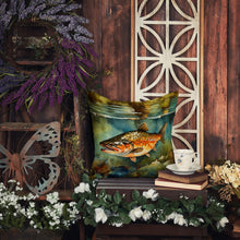 Load image into Gallery viewer, Brown Trout Throw Pillow