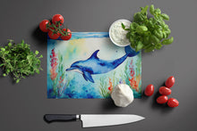 Load image into Gallery viewer, Dolphin Glass Cutting Boards – Durable, Decorative Kitchen Art Large