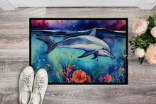 Load image into Gallery viewer, Dolphin Doormat - Large 24x36 – Indoor/Outdoor Floor Mat with Artistic Flair