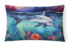 Load image into Gallery viewer, Dolphin Throw Pillow
