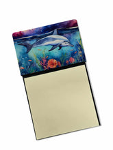 Load image into Gallery viewer, Dolphin Sticky Note Holder- Refiilable Desk Accessory Note Pad
