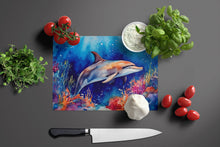 Load image into Gallery viewer, Dolphin Glass Cutting Boards – Durable, Decorative Kitchen Art Large