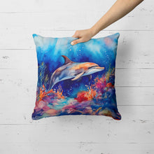 Load image into Gallery viewer, Dolphin Throw Pillow