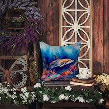 Load image into Gallery viewer, Dolphin Throw Pillow