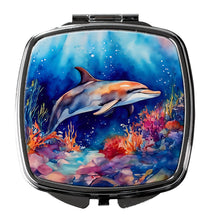 Load image into Gallery viewer, Dolphin Compact Mirror – Stylish Purse Mirror with Artistic Covers