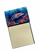Load image into Gallery viewer, Dolphin Sticky Note Holder- Refiilable Desk Accessory Note Pad