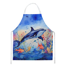 Load image into Gallery viewer, Dolphin Apron – Artist-Designed Kitchen, BBQ &amp; Craft Apron