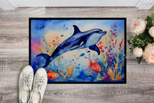 Load image into Gallery viewer, Dolphin Doormat - Large 24x36 – Indoor/Outdoor Floor Mat with Artistic Flair