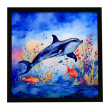 Load image into Gallery viewer, Dolphin Framed Metal Print